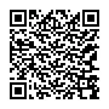 Kode QR untuk nomor Telepon +12167598030