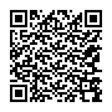 QR Code สำหรับหมายเลขโทรศัพท์ +12167598033