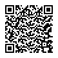 Código QR para número de teléfono +12167598035