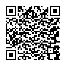 QR-koodi puhelinnumerolle +12167598036