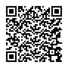 Kode QR untuk nomor Telepon +12167598042