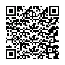 Código QR para número de teléfono +12167598043