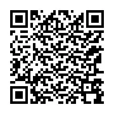 Código QR para número de telefone +12167598054