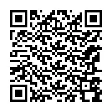 Código QR para número de teléfono +12167598055