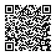 Codice QR per il numero di telefono +12167598056