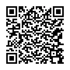 QR код за телефонен номер +12167598233