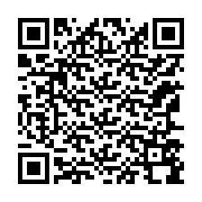 QR-код для номера телефона +12167598245