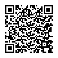 QR kód a telefonszámhoz +12167598256