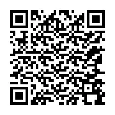 Código QR para número de teléfono +12167598389