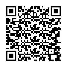 Codice QR per il numero di telefono +12167598392