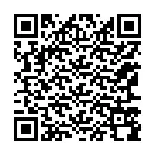 Código QR para número de teléfono +12167598413