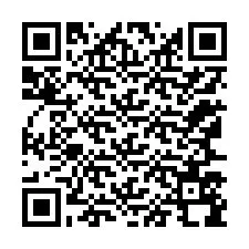 QR-код для номера телефона +12167598569