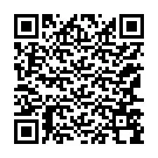 QR kód a telefonszámhoz +12167598574