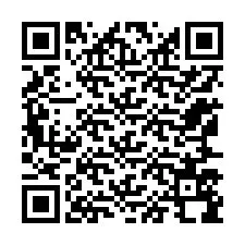 QR-код для номера телефона +12167598587