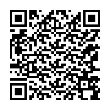 QR-код для номера телефона +12167598592