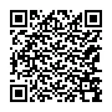 Código QR para número de teléfono +12167598595