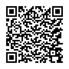 Codice QR per il numero di telefono +12167598968