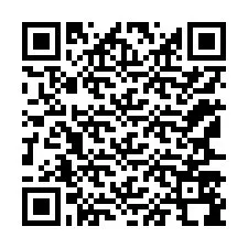 Código QR para número de teléfono +12167598971