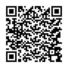 Código QR para número de teléfono +12167598974