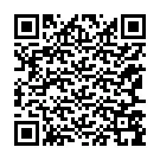 QR-код для номера телефона +12167599122