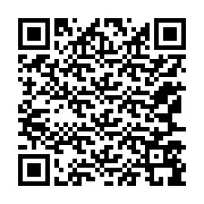 Código QR para número de teléfono +12167599133