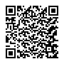 QR-код для номера телефона +12167651575