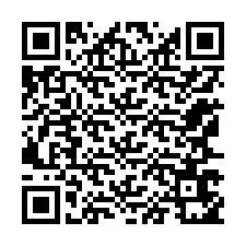 QR код за телефонен номер +12167651577