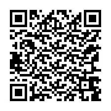 QR Code สำหรับหมายเลขโทรศัพท์ +12167689804