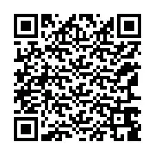 Código QR para número de telefone +12167689810