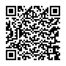 Código QR para número de telefone +12167689812