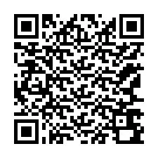 Código QR para número de teléfono +12167690931