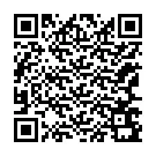 QR Code สำหรับหมายเลขโทรศัพท์ +12167691725