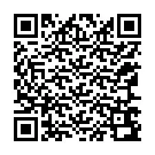 Código QR para número de teléfono +12167692208