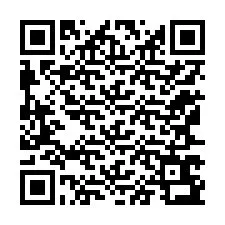 QR-код для номера телефона +12167693476