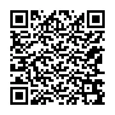 Codice QR per il numero di telefono +12167695493