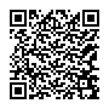 Código QR para número de teléfono +12167695721