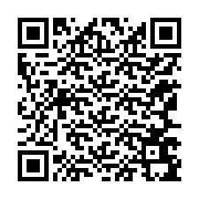 Código QR para número de telefone +12167695722