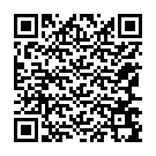 Código QR para número de teléfono +12167695723