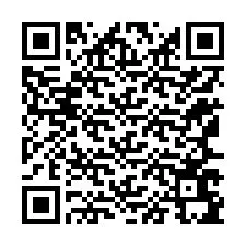 Código QR para número de telefone +12167695762