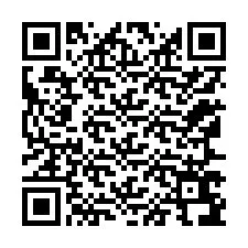 Código QR para número de telefone +12167696619