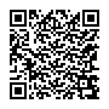 QR Code pour le numéro de téléphone +12167697456