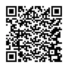 Código QR para número de telefone +12167697539