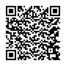 Código QR para número de telefone +12167697793