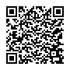 Código QR para número de telefone +12167697794