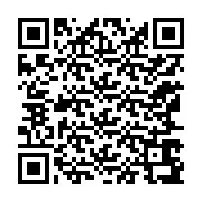 Código QR para número de teléfono +12167697896