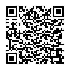 Codice QR per il numero di telefono +12167697898