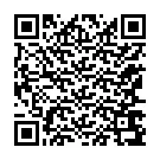 Código QR para número de teléfono +12167697976