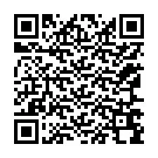 Codice QR per il numero di telefono +12167698209