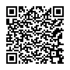 電話番号のQRコード +12167698215
