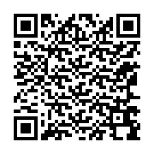 QR Code สำหรับหมายเลขโทรศัพท์ +12167698216